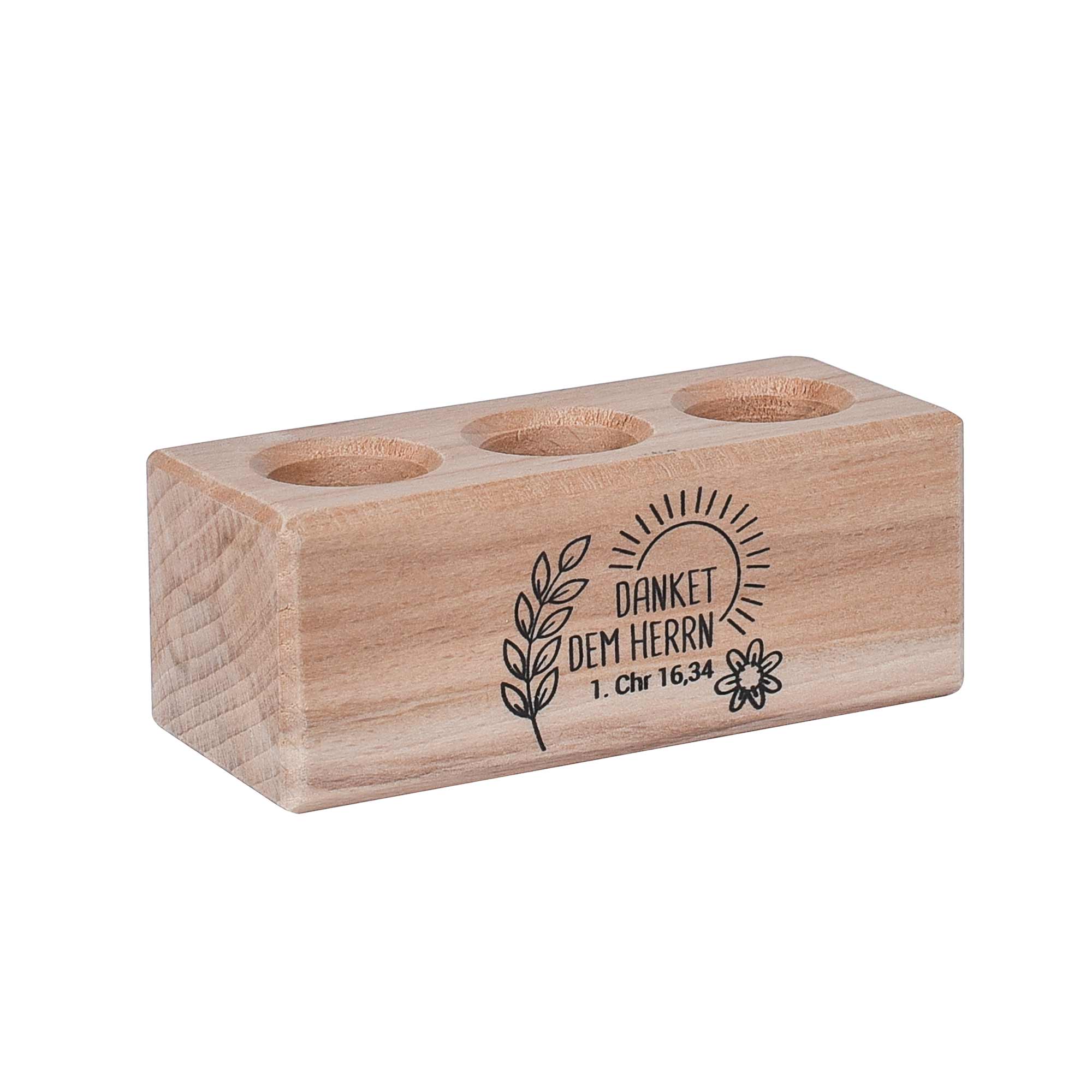 Holzständer Gewürze 3er Block