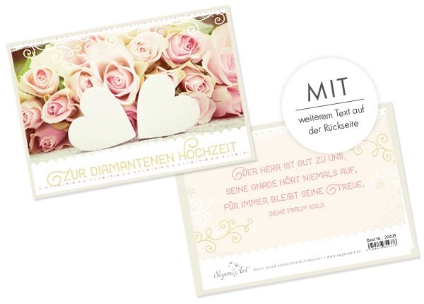 DK - Zur diamanten Hochzeit Ps.100,5 DK - Zur diamanten Hochzeit Ps.100,5