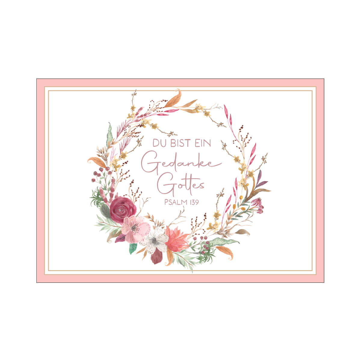 Postkarte - Gedanke Gottes