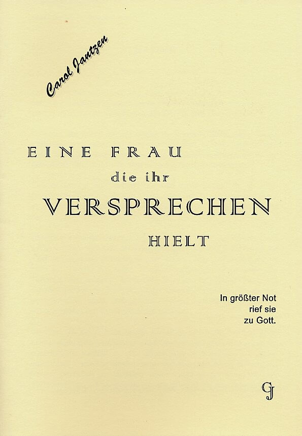 Eine Frau, die ihr Versprechen hielt Eine Frau, die ihr Versprechen hielt