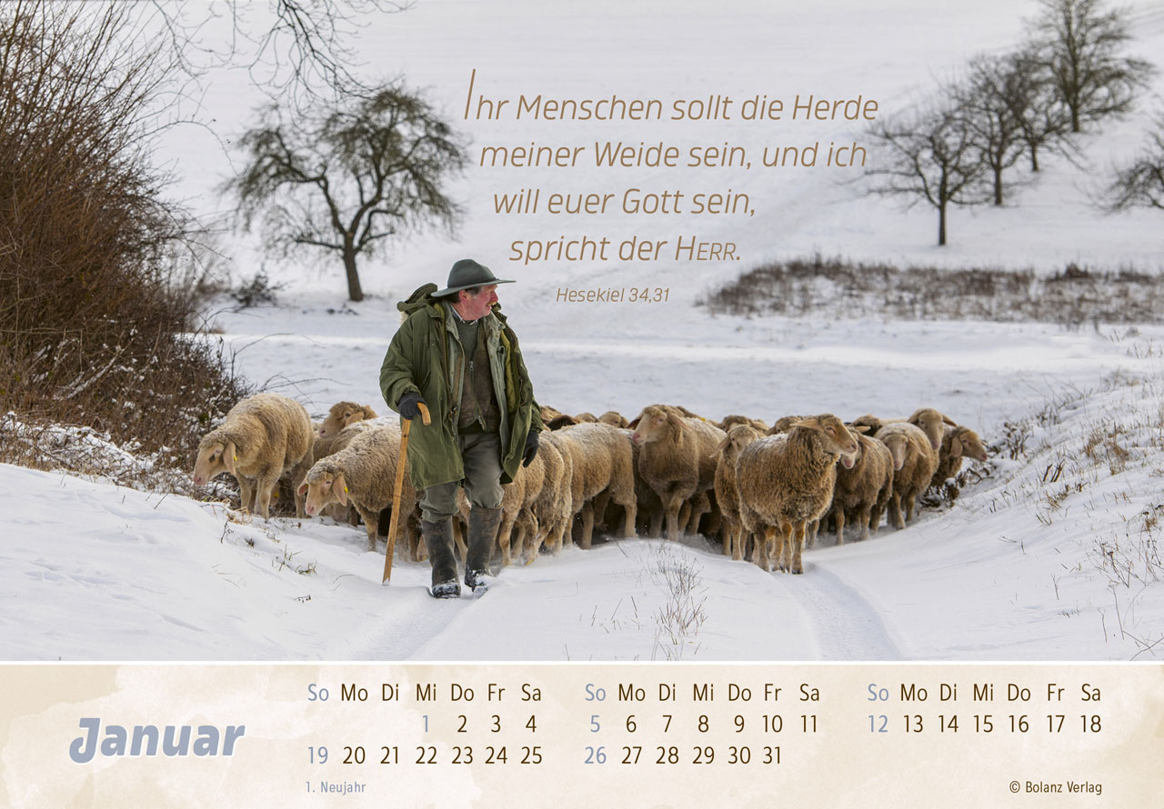 Der Gute Hirte 2025 - Tischkalender