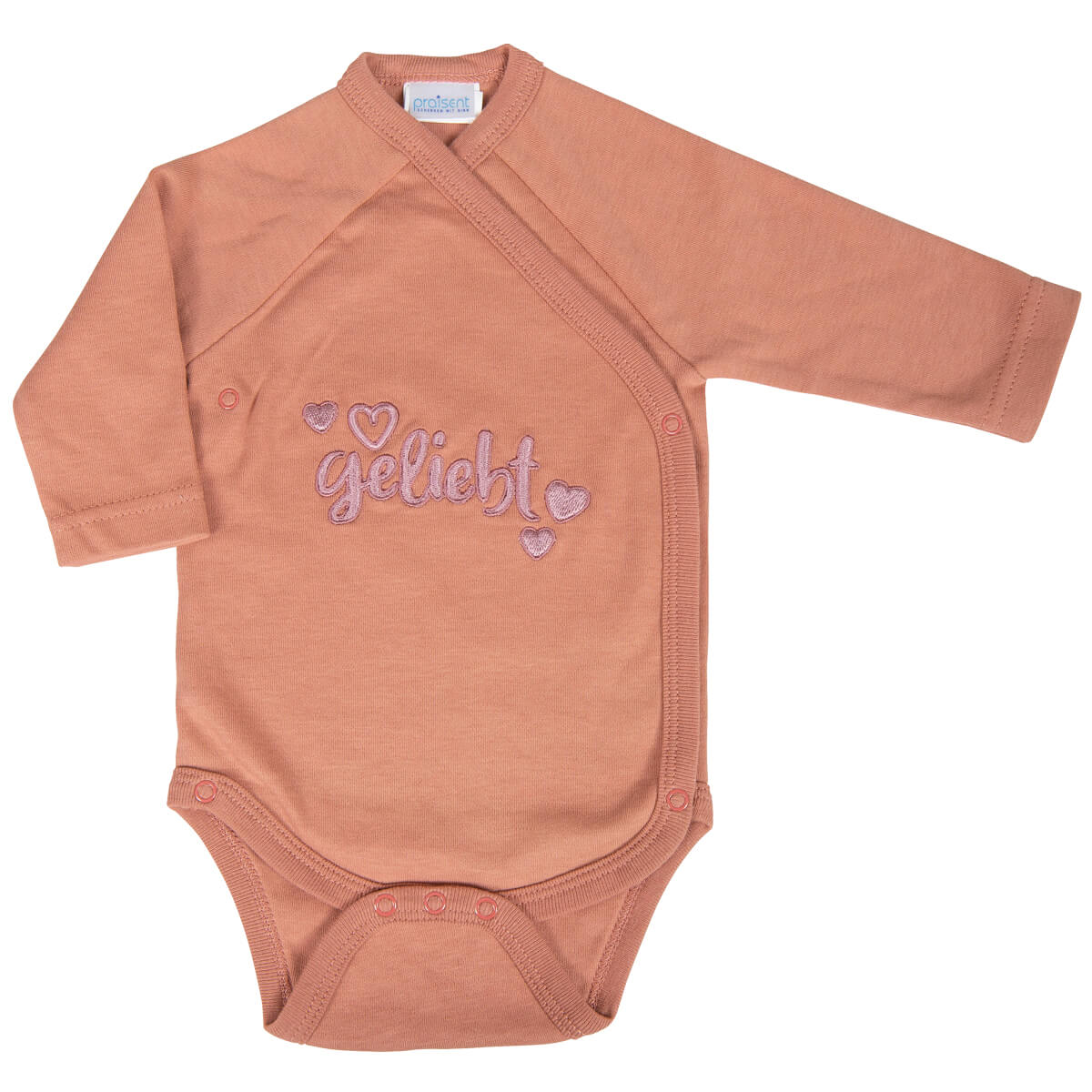 Baby-Body - geliebt, altrosa