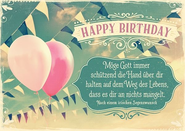 PK - Happy Birthday - Möge Gott 