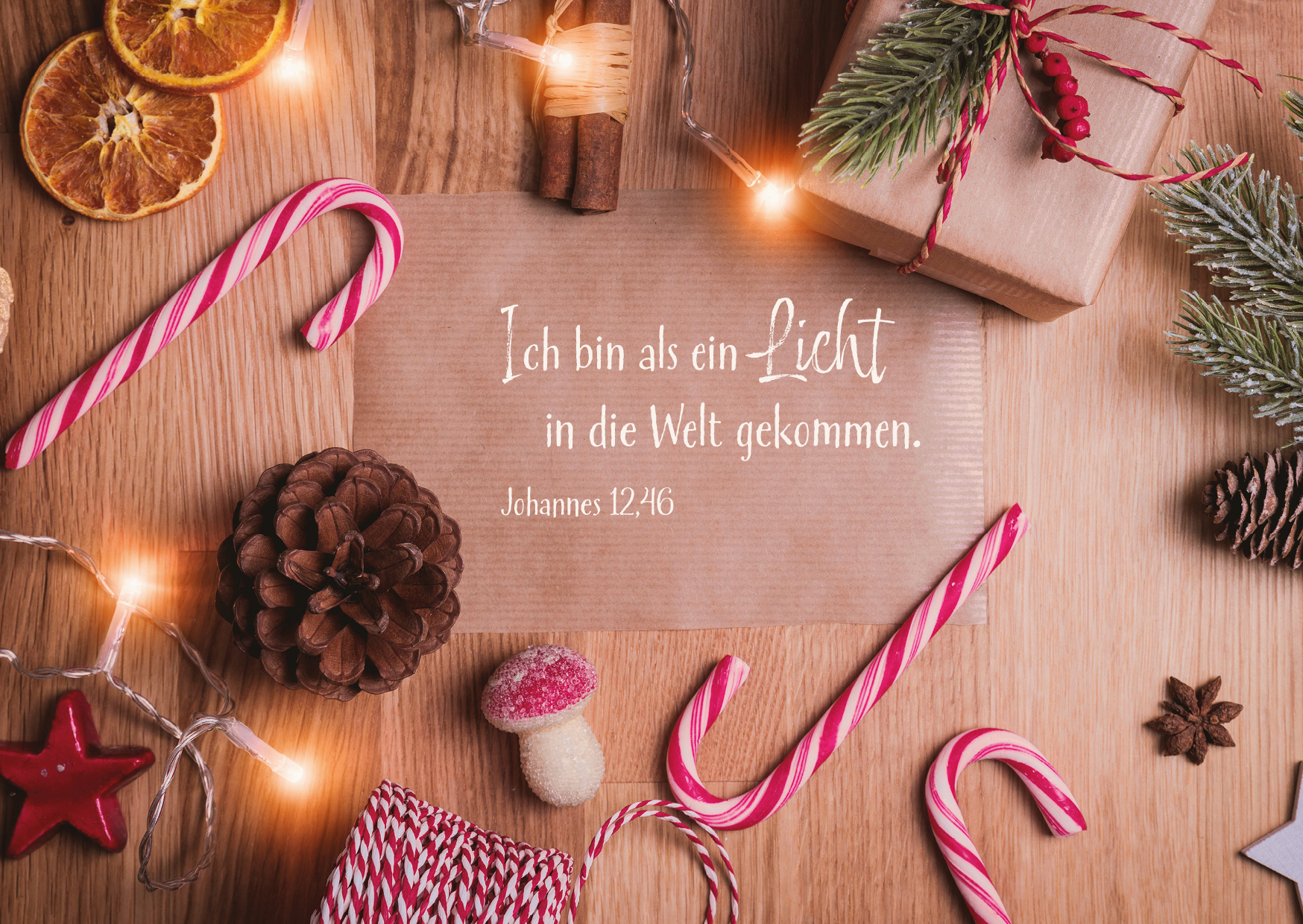 Postkarte - Zuckerstangen Postkarte - Zuckerstangen