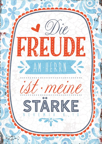 Postkarte - Die Freude am Herrn