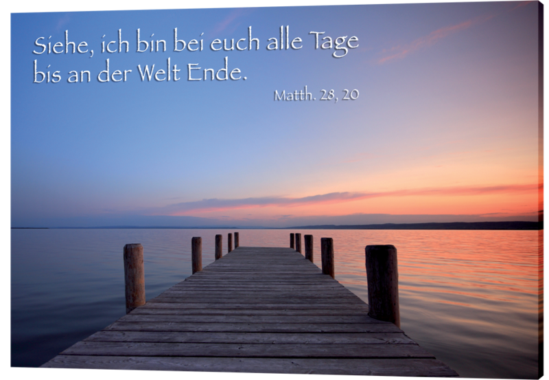 Leinwandbild - Morgenröte
