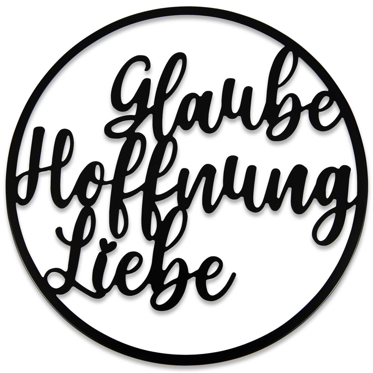 Wanddeko - Glaube Hoffnung Liebe