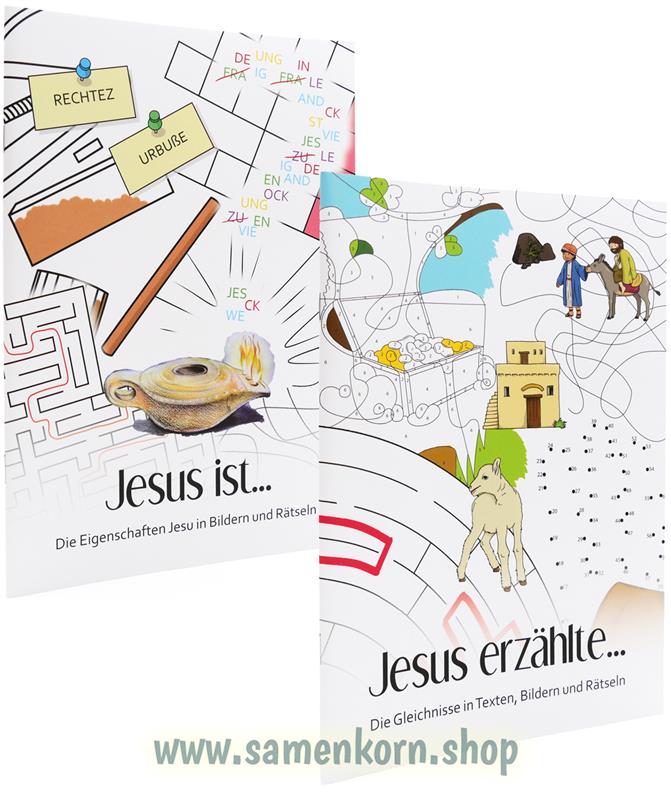 Mitmachhefte im Set - Jesus erzält + Jesus ist
