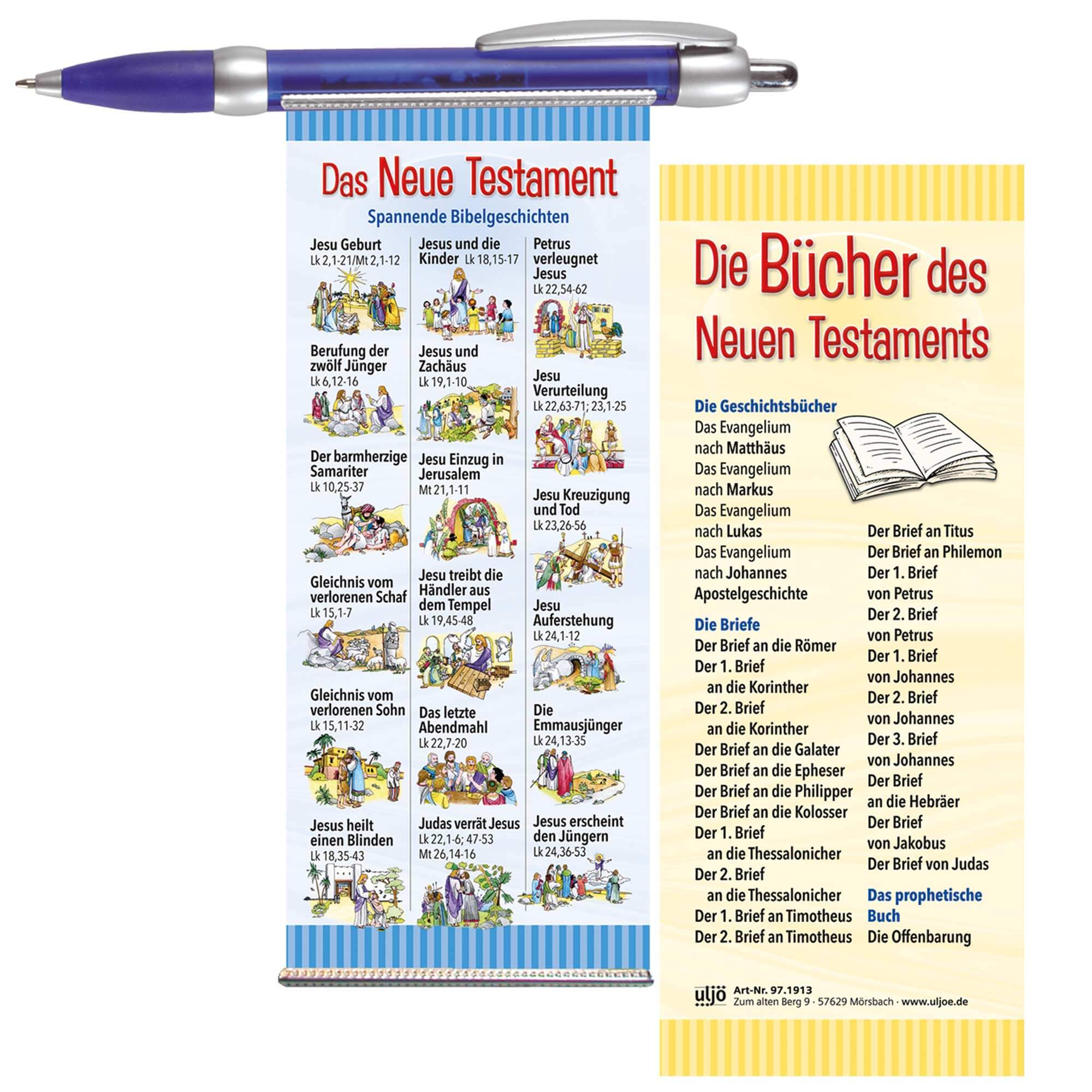 Kugelschreiber „Geschichten der Bibel - NT“ Kugelschreiber „Geschichten der Bibel - NT“