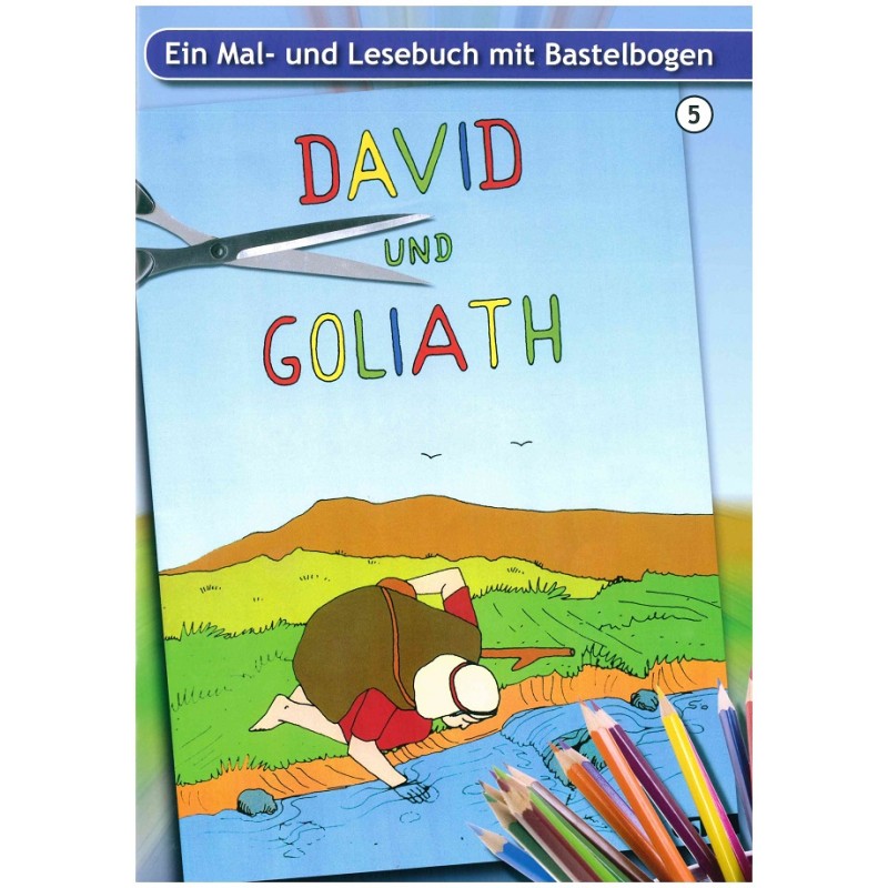 Malbuch - David unf Goliath