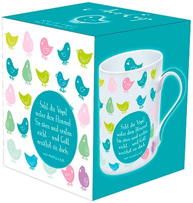 Foto-Tasse - Seht die Vögel