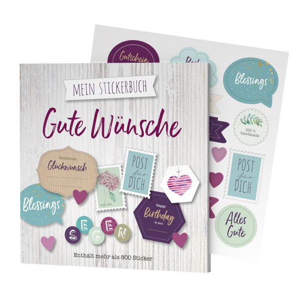 Mein Stickerbuch - Gute Wünsche