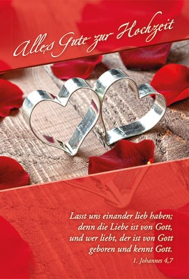 Faltkarte-Alles-Gute-zur-Hochzeit Faltkarte - Alles Gute zur Hochzeit