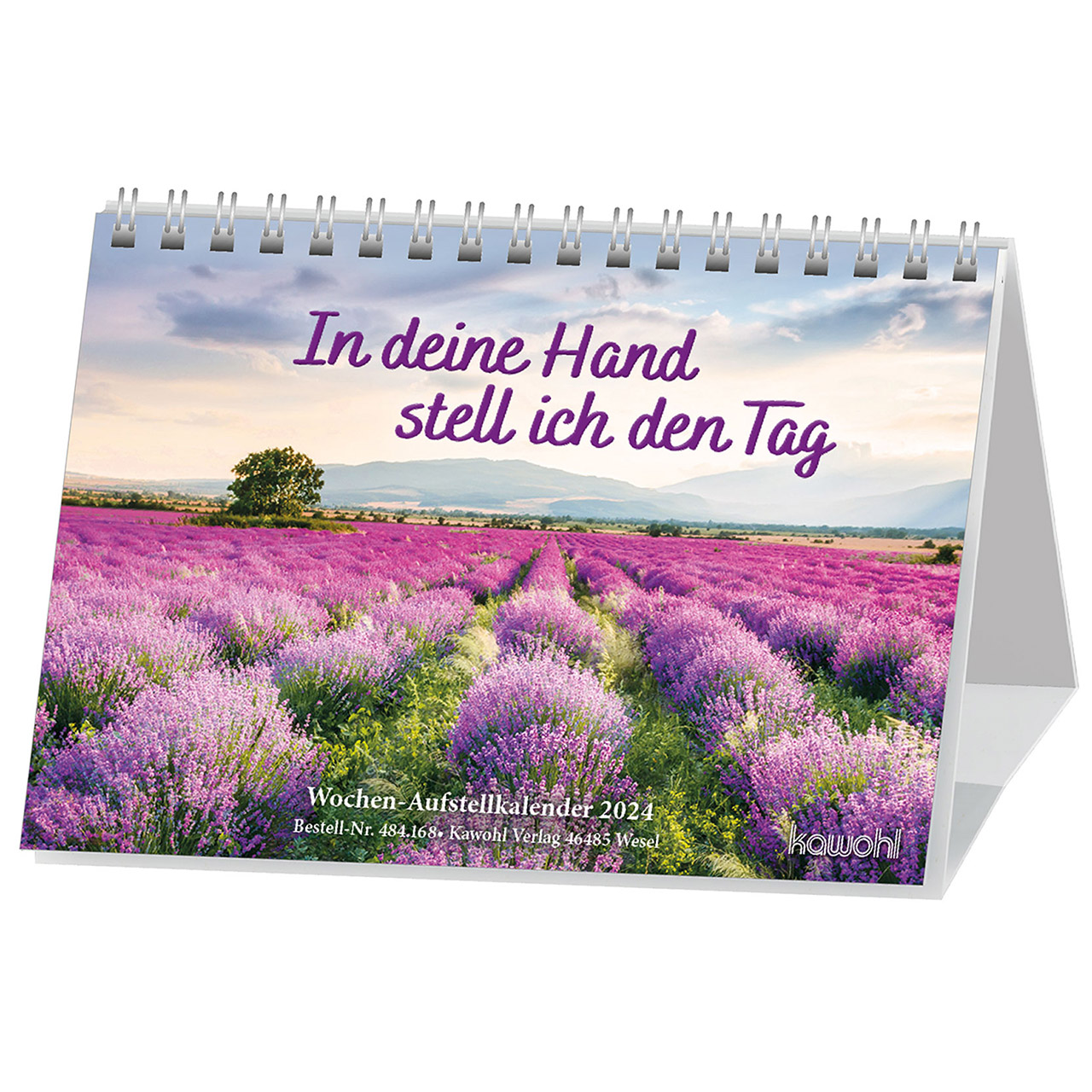 Aufstellkalender 2024 - In deine Hand stell ich den Tag