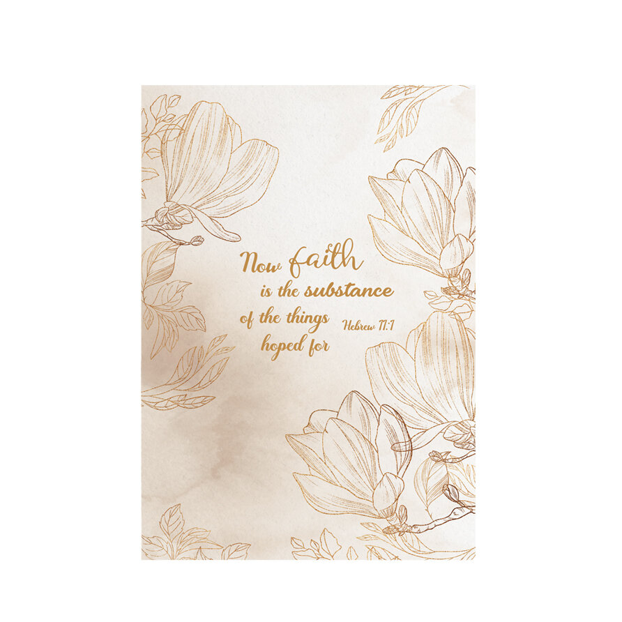 Journal - Faith ist the substance Journal - Faith ist the substance