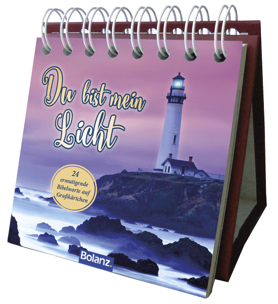Miniaufstellbuch-Du-bist-mein-Licht-501030 Miniaufstellbuch - Du bist mein Licht