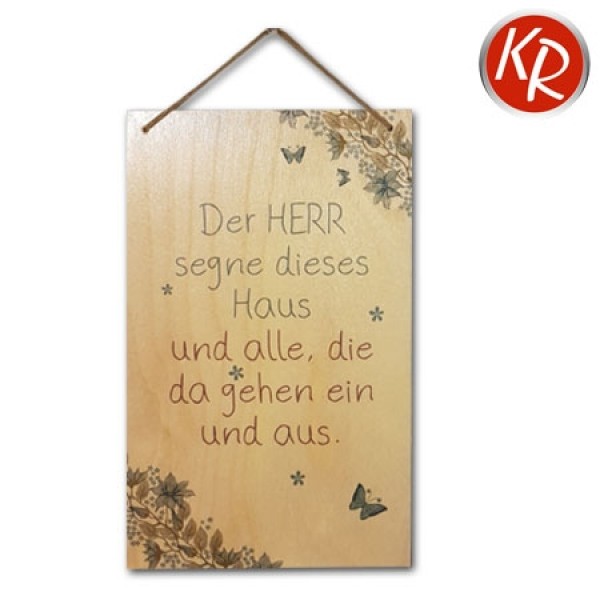 Wandbild Haussegen