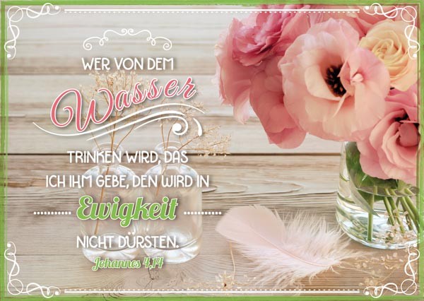 Postkarte - Blumenstrauß