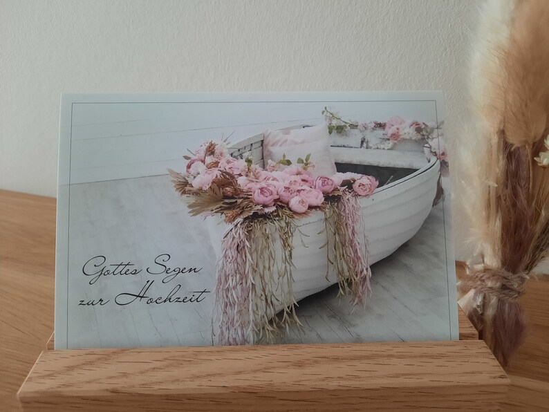 Postkarte - Gottes Segen zur Hochzeit Postkarte - Gottes Segen zur Hochzeit