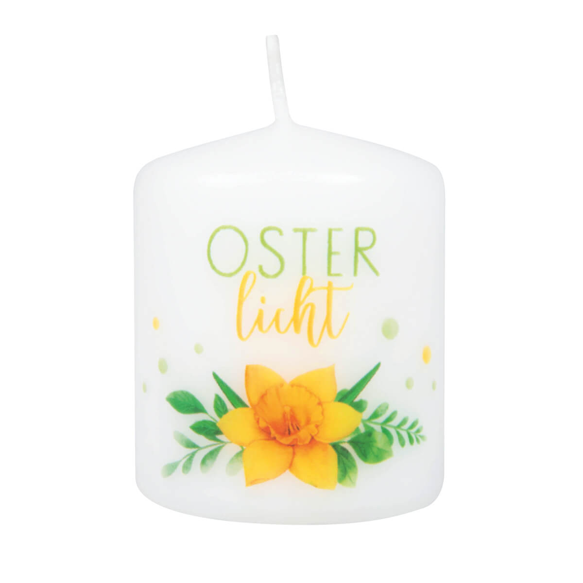 Tischkerze Osterlicht Narzisse