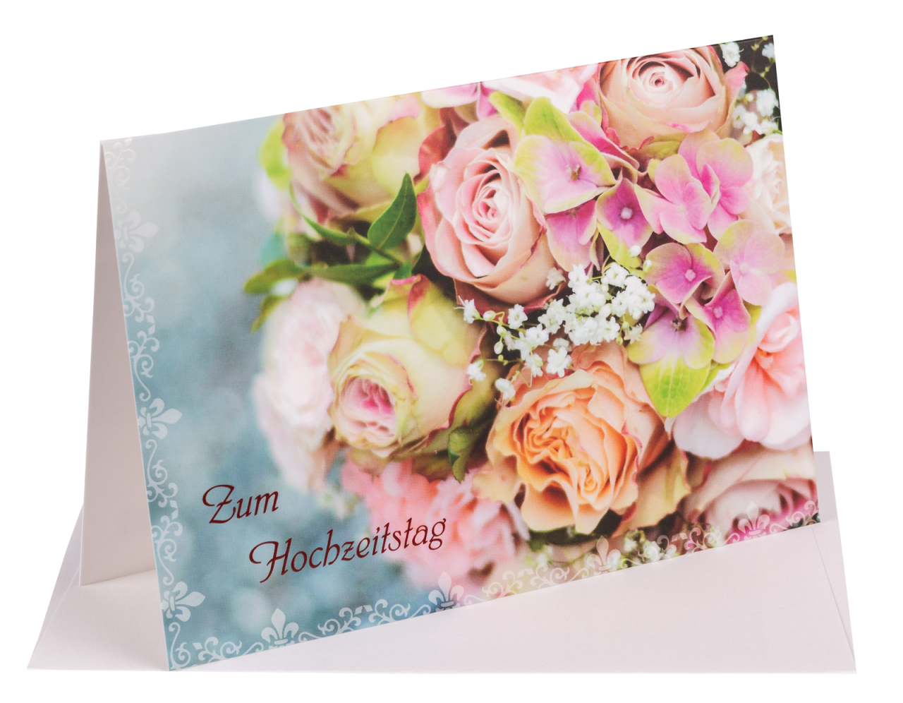Faltkarte - Zum Hochzeitstag Faltkarte - Zum Hochzeitstag