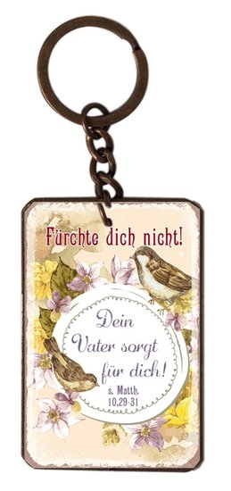 Metall-Schlüsselanhänger - Fürchte dich nicht