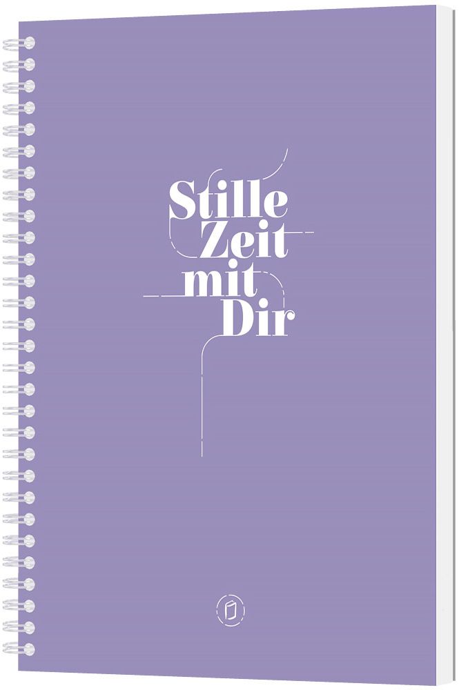Stille Zeit mit Dir - Notizbuch Motiv Flieder