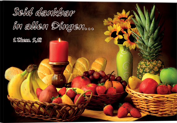 Leinwandbild - Obst