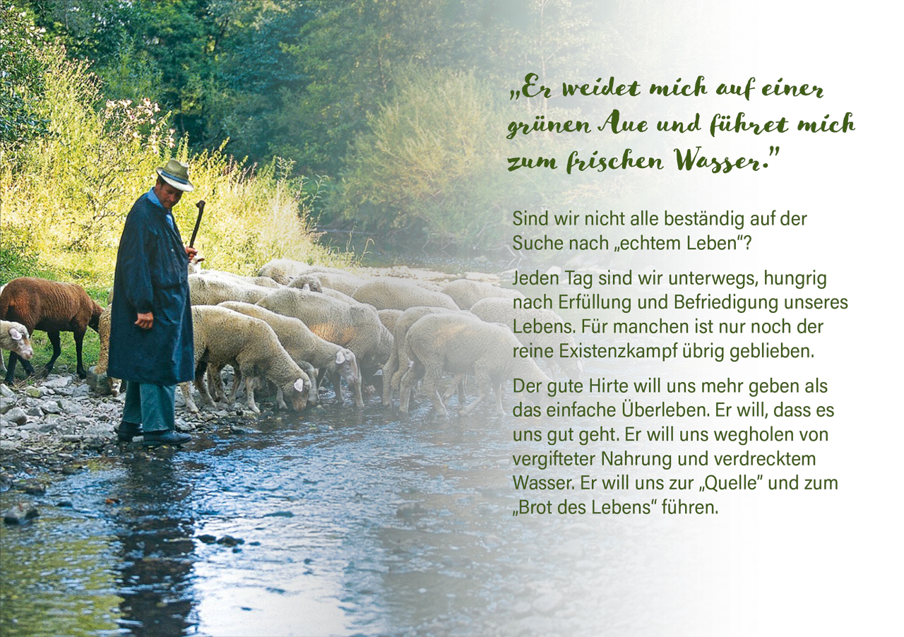 Grußheft Psalm 23