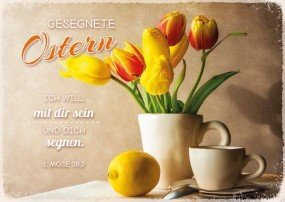 Minikarten Oster - Tulpen