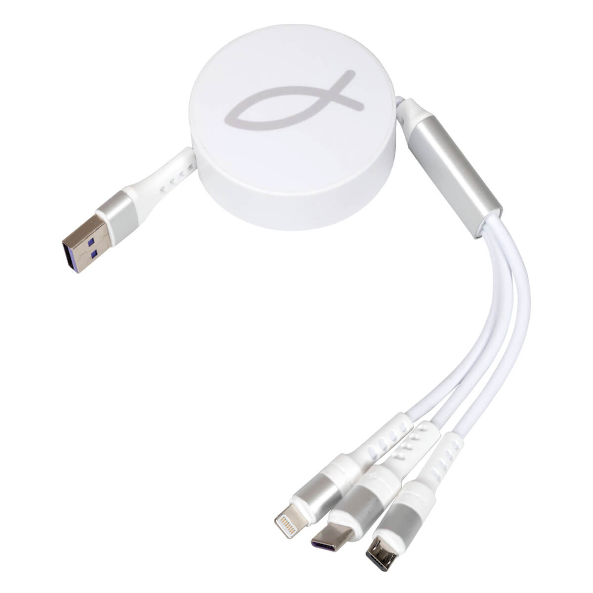 Ladekabel 3 in 1 weiss Ladekabel 3 in 1 weiss