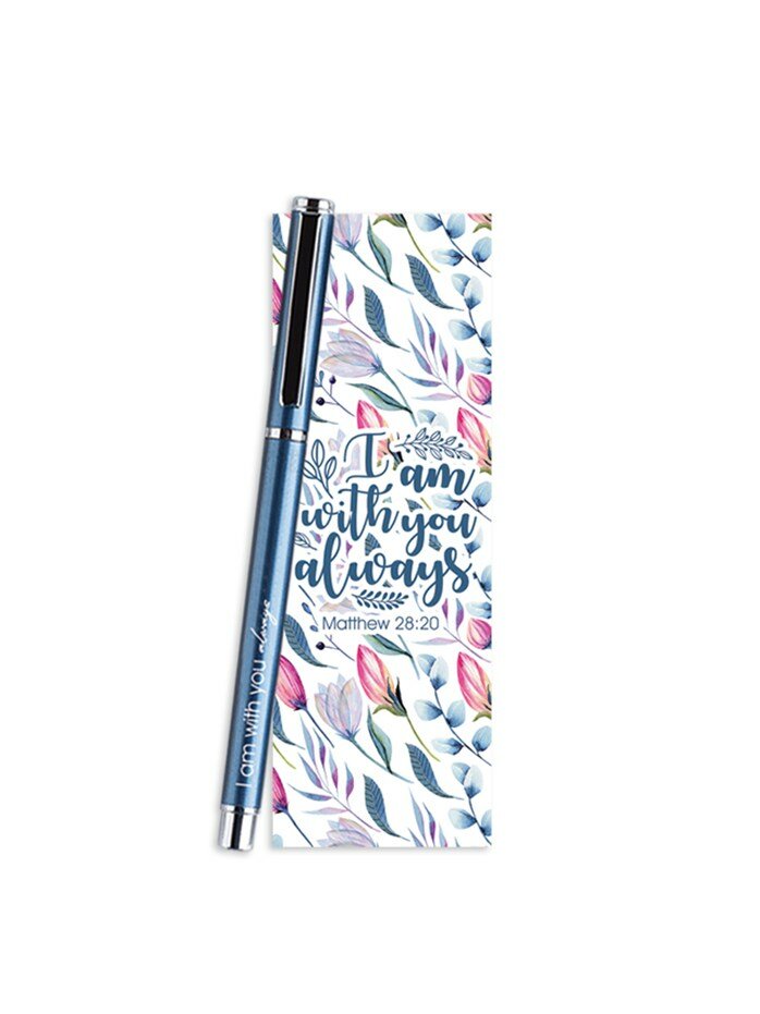Gelstift mit Lesezeichen I am with you always Gelstift mit Lesezeichen I am with you always