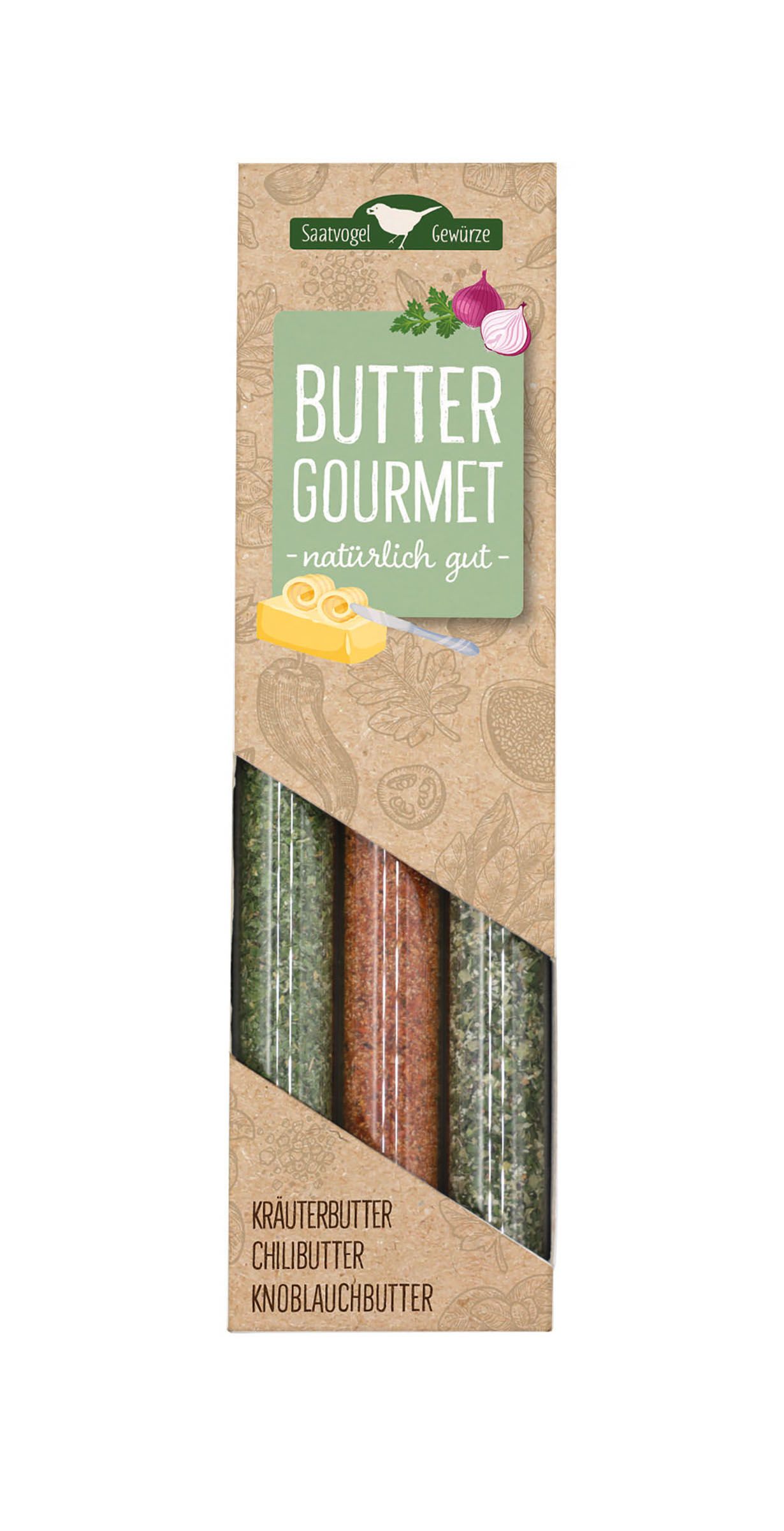 Reagenzgläser-Set 'Butter-Gourmet' 3er Reagenzgläser-Set 'Butter-Gourmet' 3er