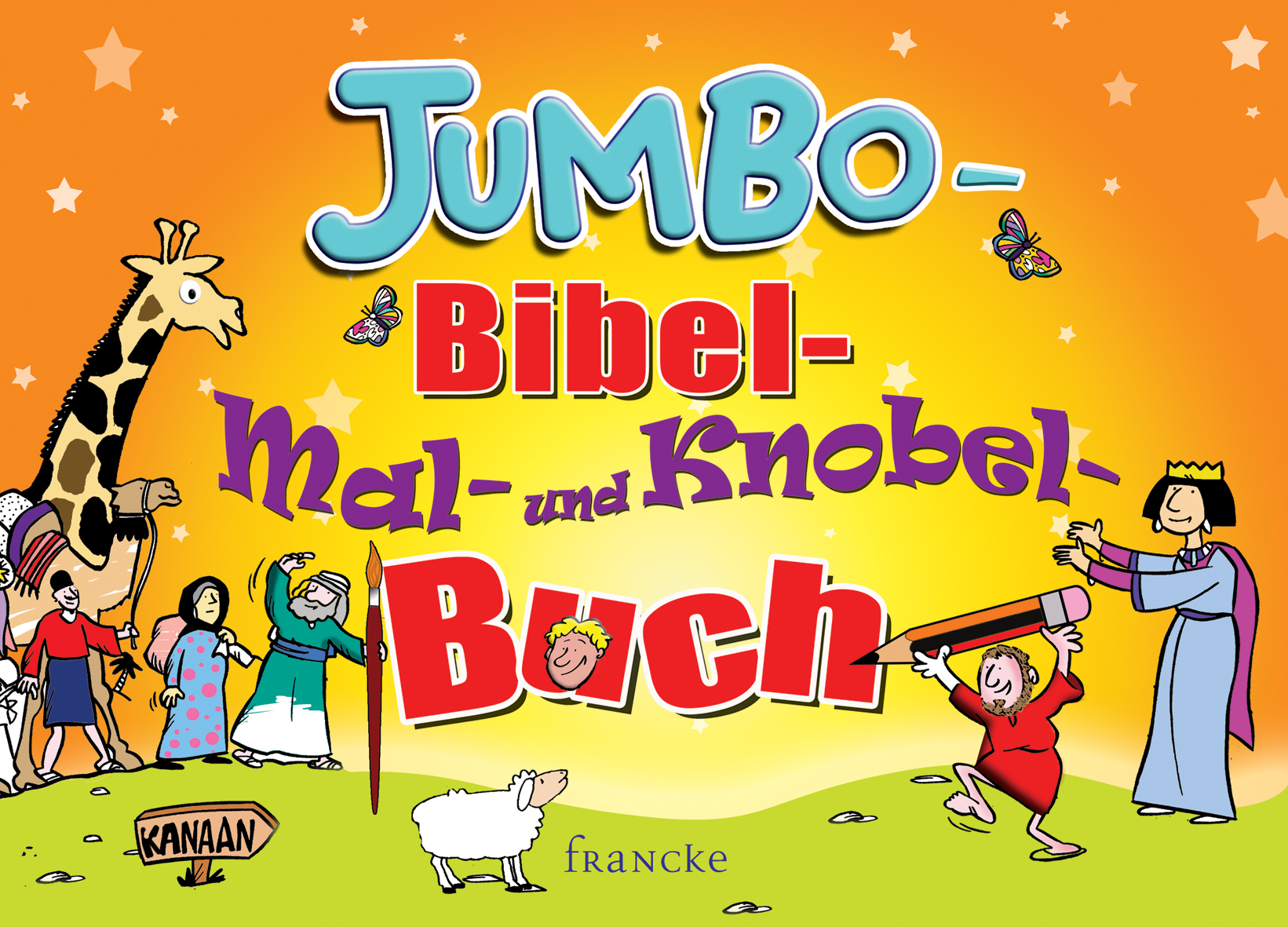 Jumbo-Bibel-Mal-und Knobelbuch