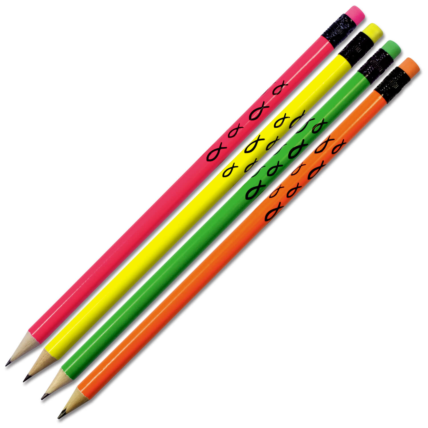 Bleistifte-4er-Set - Neon