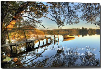 Leinwandbild - Morgenstimmung