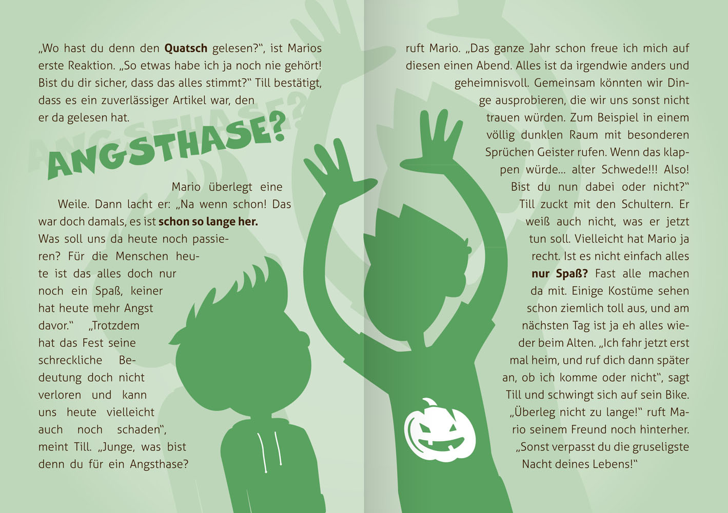 Lass den Spuk beginnen - Halloween Verteilheft für Kinder