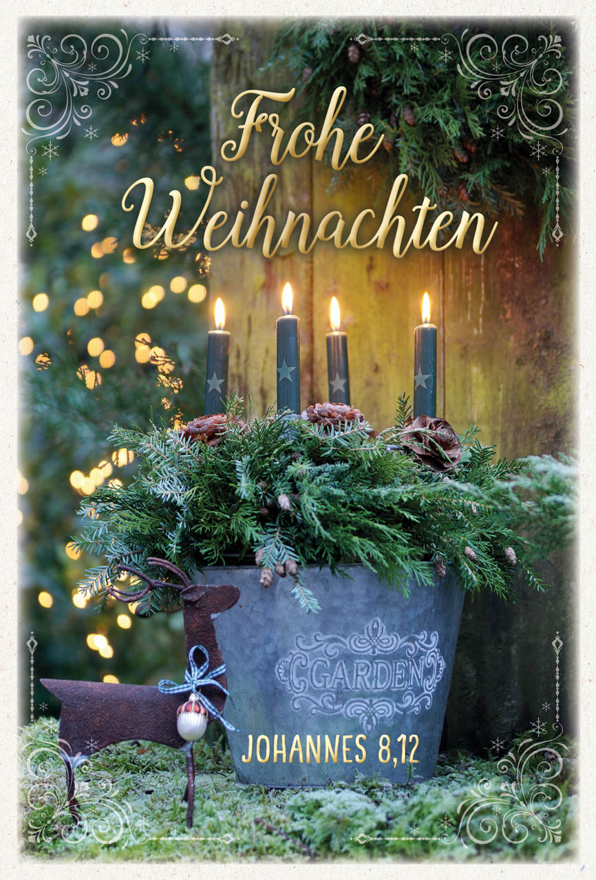 Postkarte - WH Johannes 8,12 GF