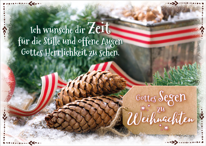 Doppelkarte - ich wünsche dir Zeit