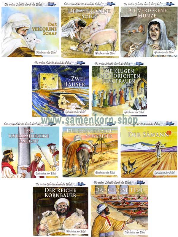 Gleichnisse der Bibel - Set 10 Hefte Gleichnisse der Bibel - Set 10 Hefte