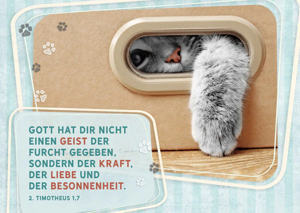 Postkarte - Liebe und Besonnenheit