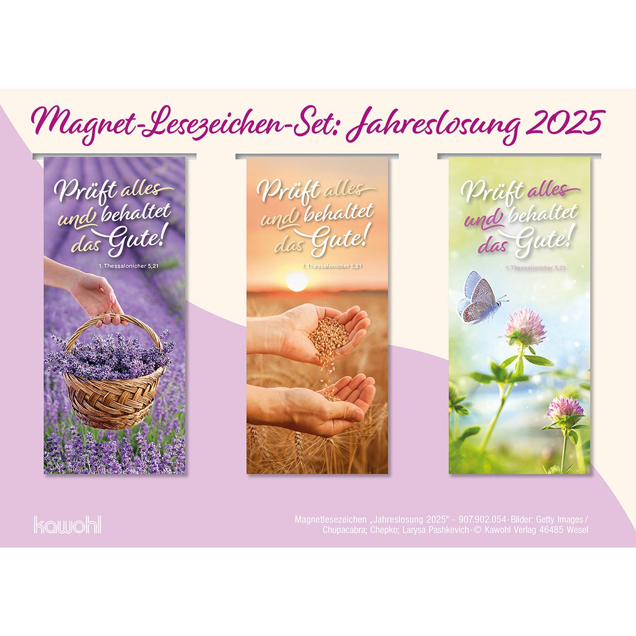 Magnetlesezeichen - Jahreslosung 2025
