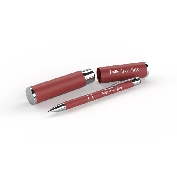 Kugelschreiber im Etui - Faith-Love-Hope Kugelschreiber im Etui - Faith-Love-Hope