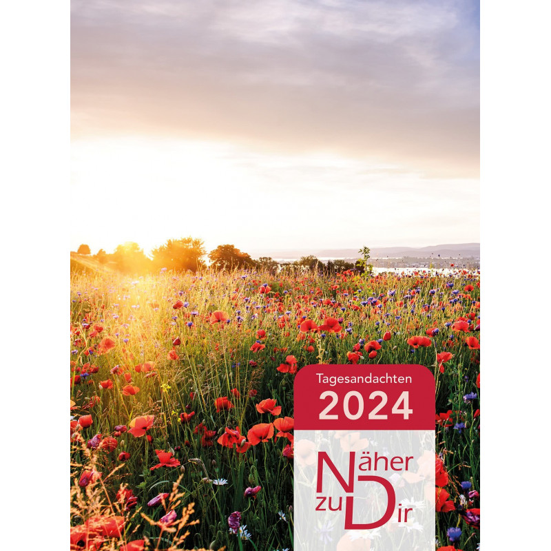 Näher zu dir 2024 - Buchkalender (Blumenwiese)
