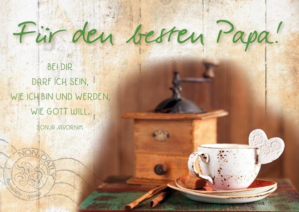 Postkarte - Für den besten Papa!