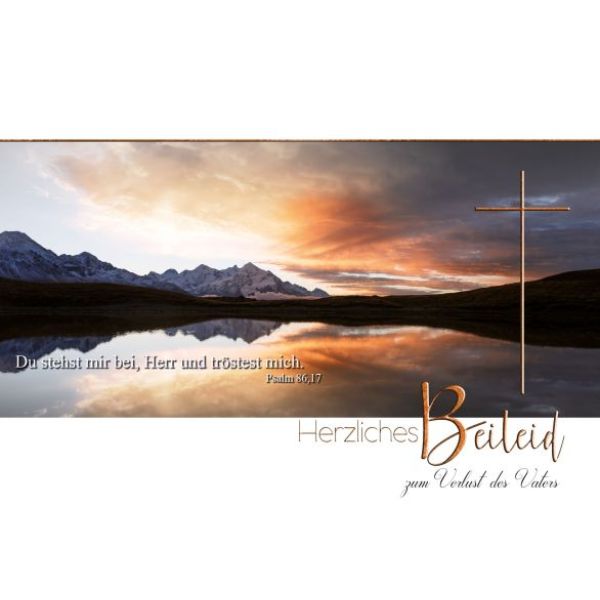 Faltkarte - Beileid zum Verlust d. Vaters Faltkarte - Beileid zum Verlust d. Vaters