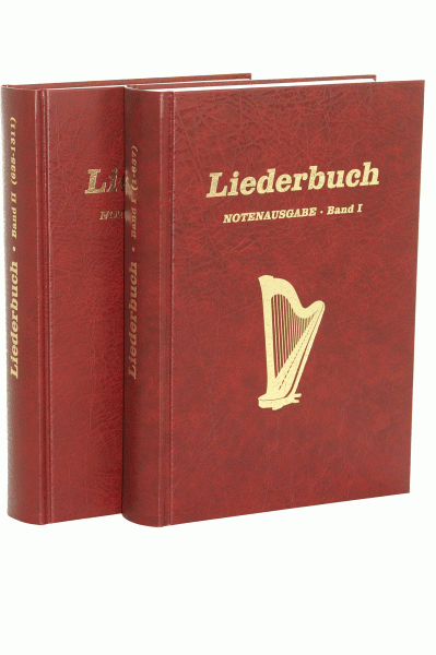 Liederbuch, Notenausgabe Band 1+2