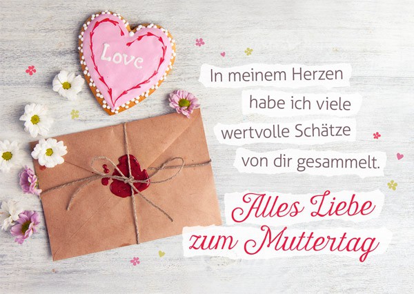 Postkarte-Muttertag-Wertvolle-Sch-tze-9204 Postkarte - Muttertag - Wertvolle Schätze