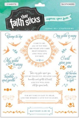 Stickers - Matthew 11:28-30