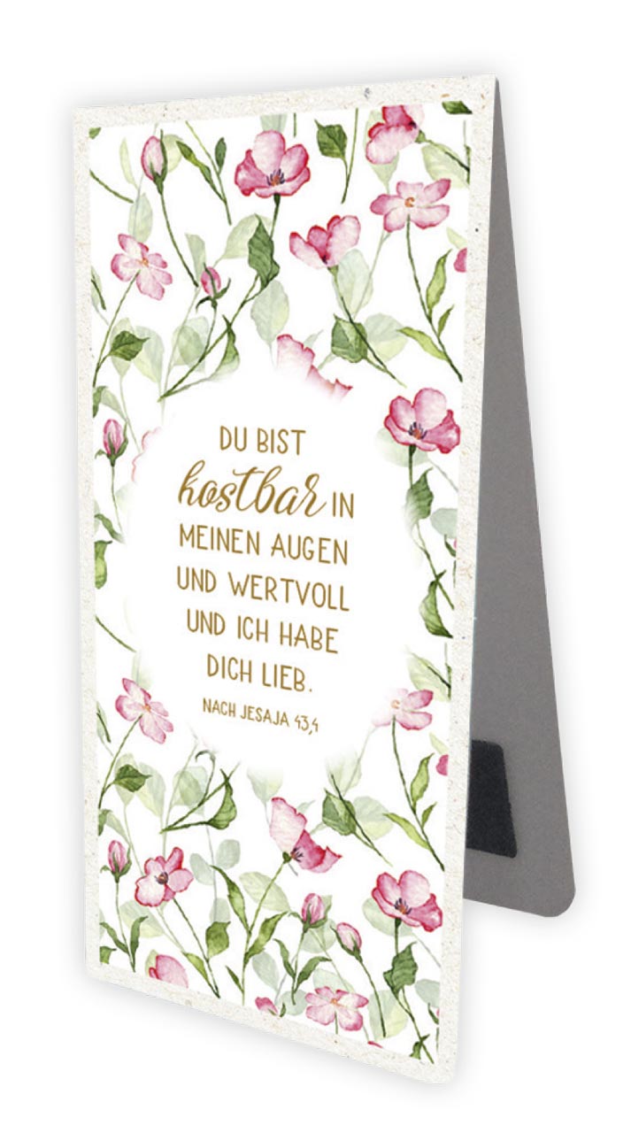 Magnetlesezeichen - Du bist kostbar Magnetlesezeichen - Du bist kostbar
